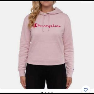 Woman’s Champion Pink Hoodie (sweater)